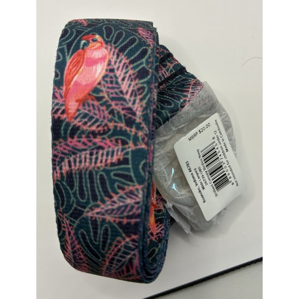 Vera Bradley Wide Lanyard & Keyring Brilliant Canopy Birdies  Work School NEW